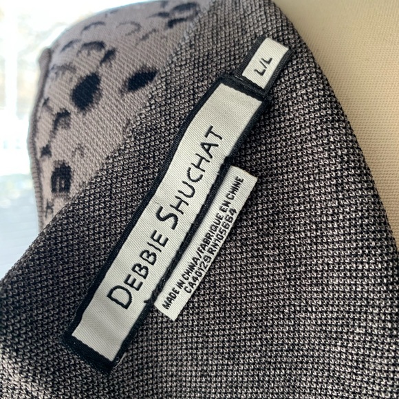 Debbie Shuchat snakeskin print dress sz L - Picture 4 of 6